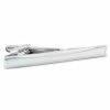 Warren Asher White & Silver-Tone Curved Tie Clip