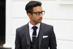 Warren Asher Silver-Tone & Black Bar Tie Clip -Cheap TIE CLIPS Store img 0185