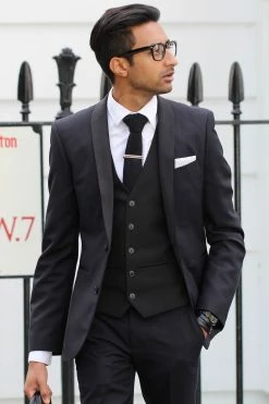 Warren Asher Silver-Tone & Black Bar Tie Clip -Cheap TIE CLIPS Store img 0299 2