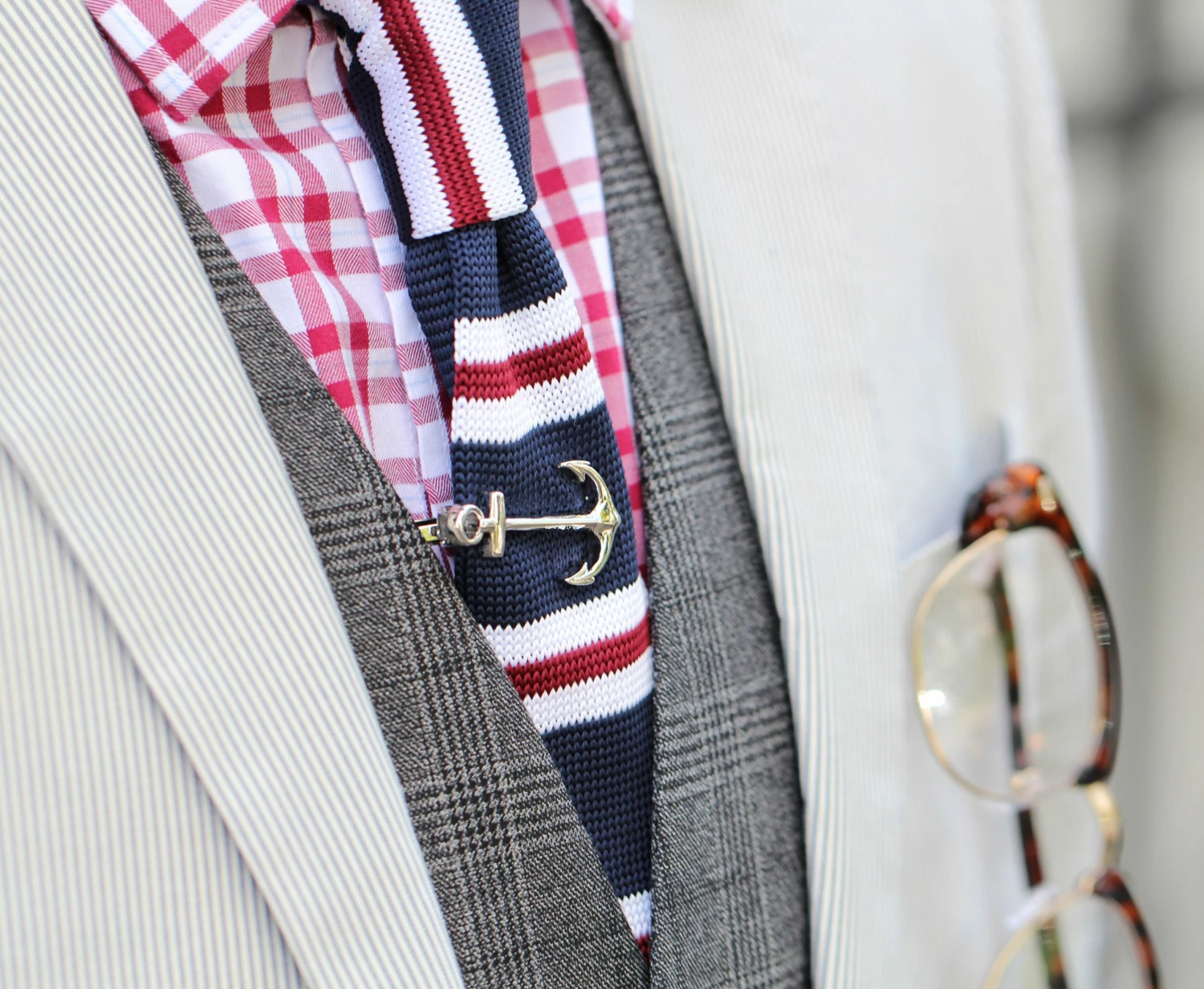 Warren Asher Silver-Tone Anchor Tie Clip 6 Warren Asher Silver-Tone Anchor Tie Clip - Image 6