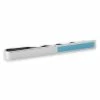 Bohemian Revolt Geo Remix | Silver-Tone & Sky Blue Square Stainless Steel Tie Bar