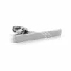Warren Asher Raw Short Silver-Tone Tie Clip