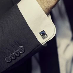 Seizmont Ace | Silver-tone Clubs & Spade Whale Back Cufflinks -Cheap TIE CLIPS Store rel ace drop27 silver id killian 1x1 42