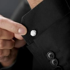 Warren Asher White Knot Cufflinks -Cheap TIE CLIPS Store rel megashoot cufflinks 1 7536