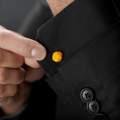 Warren Asher Canary Yellow Knot Cufflinks -Cheap TIE CLIPS Store rel megashoot cufflinks 1 7538