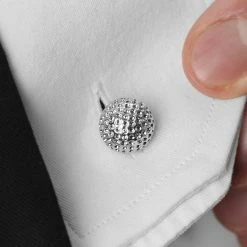 Warren Asher Round Silver-Tone Cufflinks -Cheap TIE CLIPS Store rel megashoot cufflinks 1 8282 bm2