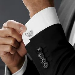 Warren Asher Silver-Tone Euro Sign Cufflinks -Cheap TIE CLIPS Store rel megashoot cufflinks 1 9498