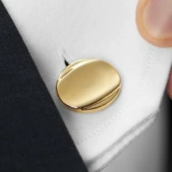 Warren Asher Oval Gold-Tone Shiny Cufflinks 11 Warren Asher Oval Gold-Tone Shiny Cufflinks -Cheap TIE CLIPS Store rel megashoot cufflinks 10 6852 bm2