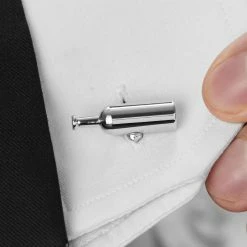 Warren Asher Silver-Tone Bottle Cufflinks -Cheap TIE CLIPS Store rel megashoot cufflinks 12 6866 bm2