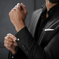 Warren Asher White Knot Cufflinks -Cheap TIE CLIPS Store rel megashoot cufflinks 2 7536