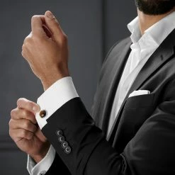 Warren Asher Round Silver-Tone & Tiger's Eye Stone Cufflinks 8 Warren Asher Round Silver-Tone & Tiger's Eye Stone Cufflinks -Cheap TIE CLIPS Store rel megashoot cufflinks 2 9397