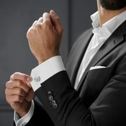 Warren Asher Silver-Tone Euro Sign Cufflinks -Cheap TIE CLIPS Store rel megashoot cufflinks 2 9498