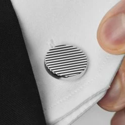 Warren Asher Oval Silver-Tone Etched Surface Cufflinks -Cheap TIE CLIPS Store rel megashoot cufflinks 3 9423 bm2