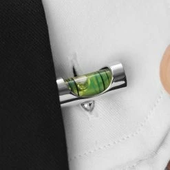 Warren Asher Silver-Tone Spirit Level Cufflinks 7 Warren Asher Silver-Tone Spirit Level Cufflinks -Cheap TIE CLIPS Store rel megashoot cufflinks 5 3760bmv2