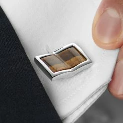 Warren Asher Rectangle Silver-Tone & Rustic Take inherited Cufflinks -Cheap TIE CLIPS Store rel megashoot cufflinks 7 3793 bm2