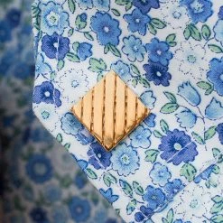 Warren Asher Square Rose Gold-Tone Striped Cufflinks 7 Warren Asher Square Rose Gold-Tone Striped Cufflinks -Cheap TIE CLIPS Store rosegold cufflinks 0bm4