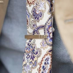 Warren Asher Silver-Tone Triple Line Tie Clip -Cheap TIE CLIPS Store sq 6