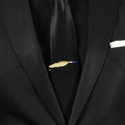 Warren Asher Blue & Gold-Tone Quill Tie Clip 9 Warren Asher Blue & Gold-Tone Quill Tie Clip -Cheap TIE CLIPS Store ste megashoot tieclips 11431 67