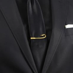 Warren Asher Short Gold-Tone Sailor’s Hook Tie Clip -Cheap TIE CLIPS Store ste megashoot tieclips 11434 73 1 1