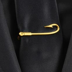 Warren Asher Short Gold-Tone Sailor’s Hook Tie Clip -Cheap TIE CLIPS Store ste megashoot tieclips 11434 73 bm 1