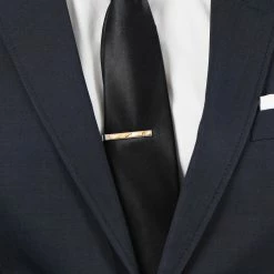 Bohemian Revolt Geo Remix | Silver-Tone & Madagascar Stone Stainless Steel Tie Bar -Cheap TIE CLIPS Store ste megashoot tieclips 20173 25