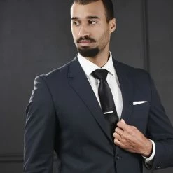 Bohemian Revolt Geo Remix | Silver-Tone & White Mother of Pearl Stone Stainless Steel Tie Bar -Cheap TIE CLIPS Store ste megashoot tieclips 20177 19